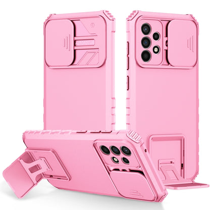 Stereoscopic Holder Sliding Camshield Phone Case, For Samsung Galaxy A34 5G, For Samsung Galaxy A54 5G, For Samsung Galaxy A14 5G, For Samsung Galaxy S20 FE, For Samsung Galaxy A23 4G, For Samsung Galaxy S22+ 5G, For Samsung Galaxy S22 5G              ...