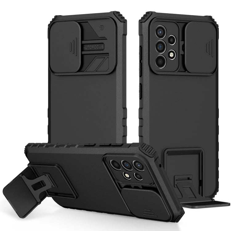 Stereoscopic Holder Sliding Camshield Phone Case, For Samsung Galaxy A34 5G, For Samsung Galaxy A54 5G, For Samsung Galaxy A14 5G, For Samsung Galaxy S20 FE, For Samsung Galaxy A23 4G, For Samsung Galaxy S22+ 5G, For Samsung Galaxy S22 5G              ...