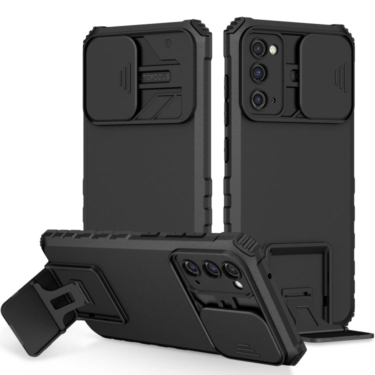 Stereoscopic Holder Sliding Camshield Phone Case, For Samsung Galaxy A34 5G, For Samsung Galaxy A54 5G, For Samsung Galaxy A14 5G, For Samsung Galaxy S20 FE, For Samsung Galaxy A23 4G, For Samsung Galaxy S22+ 5G, For Samsung Galaxy S22 5G              ...