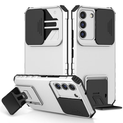 Stereoscopic Holder Sliding Camshield Phone Case, For Samsung Galaxy A34 5G, For Samsung Galaxy A54 5G, For Samsung Galaxy A14 5G, For Samsung Galaxy S20 FE, For Samsung Galaxy A23 4G, For Samsung Galaxy S22+ 5G, For Samsung Galaxy S22 5G              ...