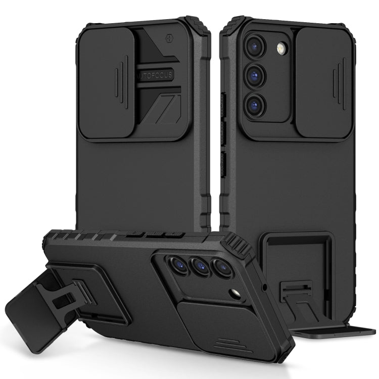 Stereoscopic Holder Sliding Camshield Phone Case, For Samsung Galaxy A34 5G, For Samsung Galaxy A54 5G, For Samsung Galaxy A14 5G, For Samsung Galaxy S20 FE, For Samsung Galaxy A23 4G, For Samsung Galaxy S22+ 5G, For Samsung Galaxy S22 5G              ...