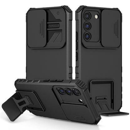 Stereoscopic Holder Sliding Camshield Phone Case, For Samsung Galaxy A34 5G, For Samsung Galaxy A54 5G, For Samsung Galaxy A14 5G, For Samsung Galaxy S20 FE, For Samsung Galaxy A23 4G, For Samsung Galaxy S22+ 5G, For Samsung Galaxy S22 5G              ...