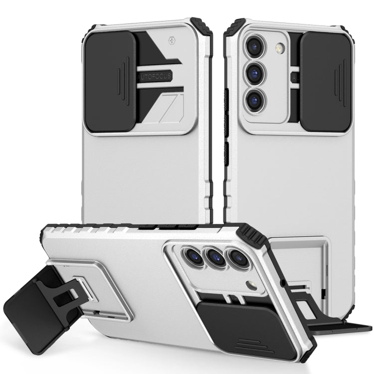 Stereoscopic Holder Sliding Camshield Phone Case, For Samsung Galaxy A34 5G, For Samsung Galaxy A54 5G, For Samsung Galaxy A14 5G, For Samsung Galaxy S20 FE, For Samsung Galaxy A23 4G, For Samsung Galaxy S22+ 5G, For Samsung Galaxy S22 5G              ...