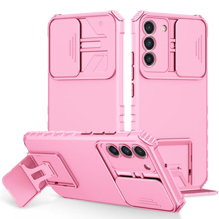 Stereoscopic Holder Sliding Camshield Phone Case, For Samsung Galaxy A34 5G, For Samsung Galaxy A54 5G, For Samsung Galaxy A14 5G, For Samsung Galaxy S20 FE, For Samsung Galaxy A23 4G, For Samsung Galaxy S22+ 5G, For Samsung Galaxy S22 5G              ...