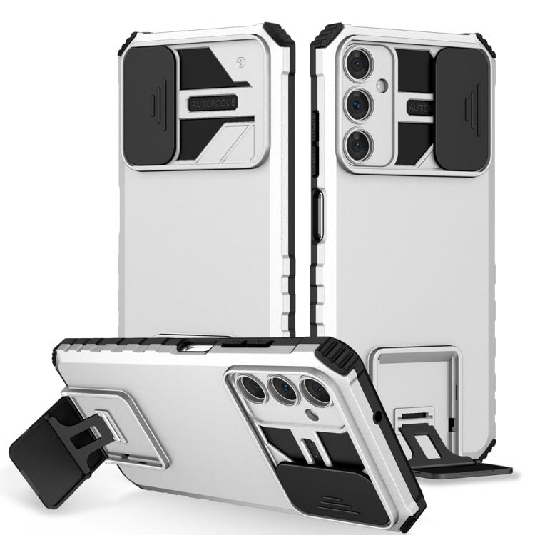 Stereoscopic Holder Sliding Camshield Phone Case, For Samsung Galaxy A34 5G, For Samsung Galaxy A54 5G, For Samsung Galaxy A14 5G, For Samsung Galaxy S20 FE, For Samsung Galaxy A23 4G, For Samsung Galaxy S22+ 5G, For Samsung Galaxy S22 5G              ...