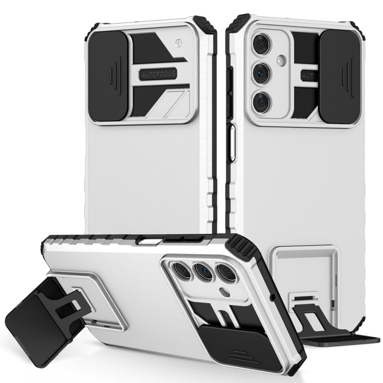 Stereoscopic Holder Sliding Camshield Phone Case, For Samsung Galaxy A34 5G, For Samsung Galaxy A54 5G, For Samsung Galaxy A14 5G, For Samsung Galaxy S20 FE, For Samsung Galaxy A23 4G, For Samsung Galaxy S22+ 5G, For Samsung Galaxy S22 5G              ...