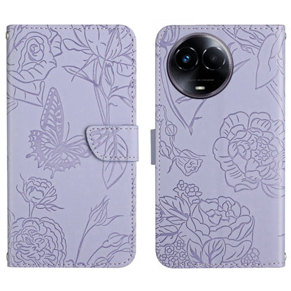 HT03 Skin Feel Butterfly Embossed Flip Leather Phone Case, For Realme C100 4G, For Realme C83 5G, For Realme 16 Pro+ 5G, For Realme C85 5G, For Realme C85 Pro 4G, For Realme 15T 5G, For Realme 15 5G Global / 15 Pro 5G Global, For Realme C71 4G         ...