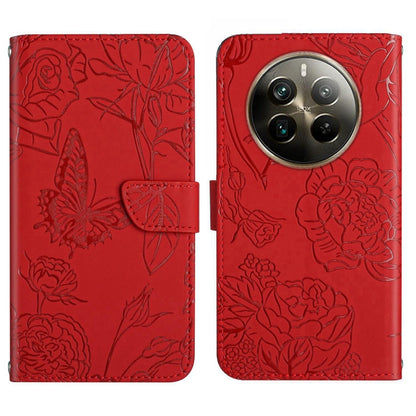 HT03 Skin Feel Butterfly Embossed Flip Leather Phone Case, For Realme C100 4G, For Realme C83 5G, For Realme 16 Pro+ 5G, For Realme C85 5G, For Realme C85 Pro 4G, For Realme 15T 5G, For Realme 15 5G Global / 15 Pro 5G Global, For Realme C71 4G         ...