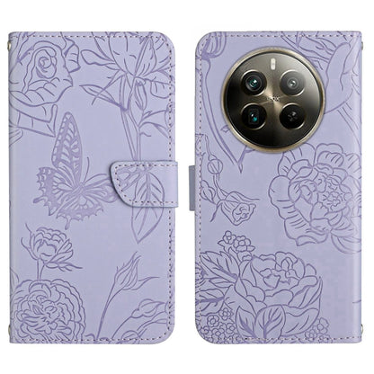 HT03 Skin Feel Butterfly Embossed Flip Leather Phone Case, For Realme C100 4G, For Realme C83 5G, For Realme 16 Pro+ 5G, For Realme C85 5G, For Realme C85 Pro 4G, For Realme 15T 5G, For Realme 15 5G Global / 15 Pro 5G Global, For Realme C71 4G         ...