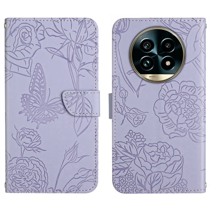 HT03 Skin Feel Butterfly Embossed Flip Leather Phone Case, For Realme C100 4G, For Realme C83 5G, For Realme 16 Pro+ 5G, For Realme C85 5G, For Realme C85 Pro 4G, For Realme 15T 5G, For Realme 15 5G Global / 15 Pro 5G Global, For Realme C71 4G         ...