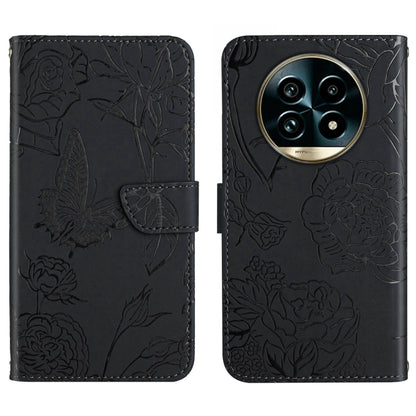 HT03 Skin Feel Butterfly Embossed Flip Leather Phone Case, For Realme C100 4G, For Realme C83 5G, For Realme 16 Pro+ 5G, For Realme C85 5G, For Realme C85 Pro 4G, For Realme 15T 5G, For Realme 15 5G Global / 15 Pro 5G Global, For Realme C71 4G         ...