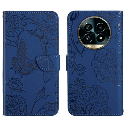 HT03 Skin Feel Butterfly Embossed Flip Leather Phone Case, For Realme C100 4G, For Realme C83 5G, For Realme 16 Pro+ 5G, For Realme C85 5G, For Realme C85 Pro 4G, For Realme 15T 5G, For Realme 15 5G Global / 15 Pro 5G Global, For Realme C71 4G         ...