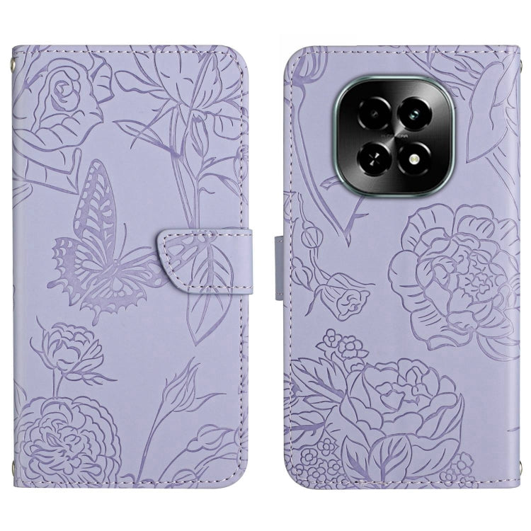 HT03 Skin Feel Butterfly Embossed Flip Leather Phone Case, For Realme C100 4G, For Realme C83 5G, For Realme 16 Pro+ 5G, For Realme C85 5G, For Realme C85 Pro 4G, For Realme 15T 5G, For Realme 15 5G Global / 15 Pro 5G Global, For Realme C71 4G         ...