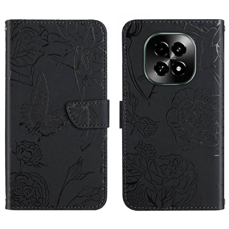 HT03 Skin Feel Butterfly Embossed Flip Leather Phone Case, For Realme C100 4G, For Realme C83 5G, For Realme 16 Pro+ 5G, For Realme C85 5G, For Realme C85 Pro 4G, For Realme 15T 5G, For Realme 15 5G Global / 15 Pro 5G Global, For Realme C71 4G         ...