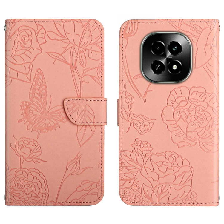 HT03 Skin Feel Butterfly Embossed Flip Leather Phone Case, For Realme C100 4G, For Realme C83 5G, For Realme 16 Pro+ 5G, For Realme C85 5G, For Realme C85 Pro 4G, For Realme 15T 5G, For Realme 15 5G Global / 15 Pro 5G Global, For Realme C71 4G         ...