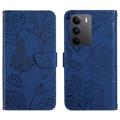 HT03 Skin Feel Butterfly Embossed Flip Leather Phone Case, For Realme C100 4G, For Realme C83 5G, For Realme 16 Pro+ 5G, For Realme C85 5G, For Realme C85 Pro 4G, For Realme 15T 5G, For Realme 15 5G Global / 15 Pro 5G Global, For Realme C71 4G         ...