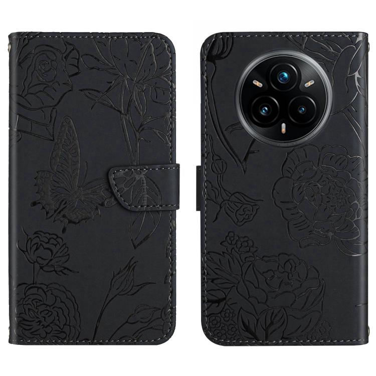 HT03 Skin Feel Butterfly Embossed Flip Leather Phone Case, For Realme C100 4G, For Realme C83 5G, For Realme 16 Pro+ 5G, For Realme C85 5G, For Realme C85 Pro 4G, For Realme 15T 5G, For Realme 15 5G Global / 15 Pro 5G Global, For Realme C71 4G         ...