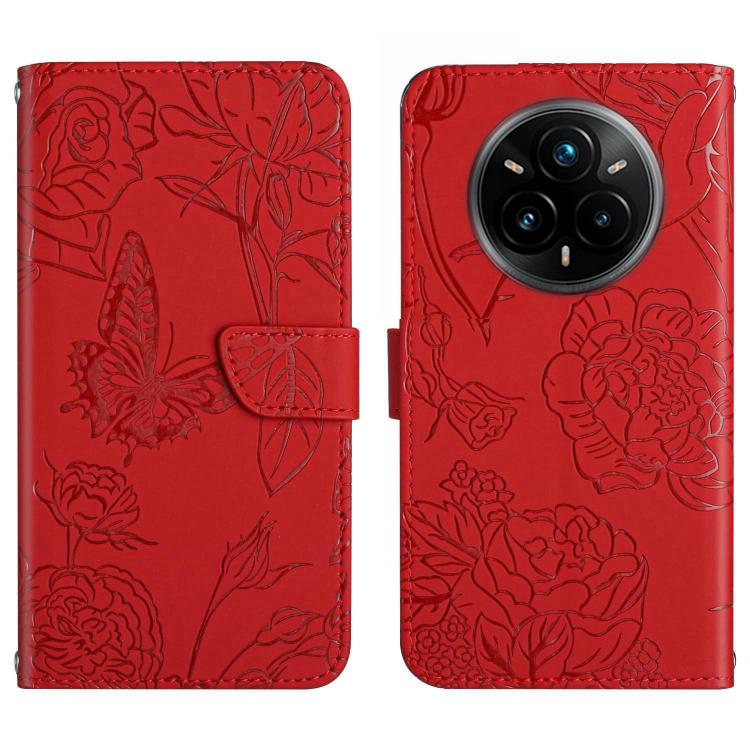 HT03 Skin Feel Butterfly Embossed Flip Leather Phone Case, For Realme C100 4G, For Realme C83 5G, For Realme 16 Pro+ 5G, For Realme C85 5G, For Realme C85 Pro 4G, For Realme 15T 5G, For Realme 15 5G Global / 15 Pro 5G Global, For Realme C71 4G         ...