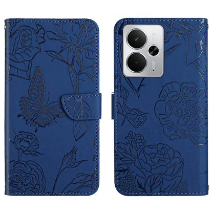 HT03 Skin Feel Butterfly Embossed Flip Leather Phone Case, For Realme C100 4G, For Realme C83 5G, For Realme 16 Pro+ 5G, For Realme C85 5G, For Realme C85 Pro 4G, For Realme 15T 5G, For Realme 15 5G Global / 15 Pro 5G Global, For Realme C71 4G         ...