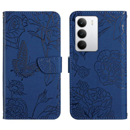 HT03 Skin Feel Butterfly Embossed Flip Leather Phone Case, For Realme C100 4G, For Realme C83 5G, For Realme 16 Pro+ 5G, For Realme C85 5G, For Realme C85 Pro 4G, For Realme 15T 5G, For Realme 15 5G Global / 15 Pro 5G Global, For Realme C71 4G         ...