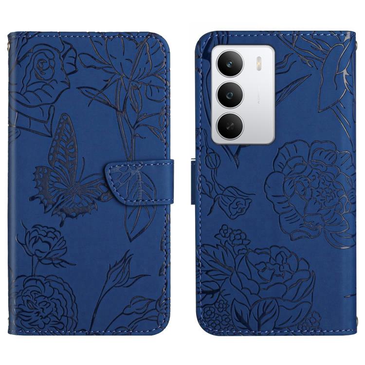 HT03 Skin Feel Butterfly Embossed Flip Leather Phone Case, For Realme C100 4G, For Realme C83 5G, For Realme 16 Pro+ 5G, For Realme C85 5G, For Realme C85 Pro 4G, For Realme 15T 5G, For Realme 15 5G Global / 15 Pro 5G Global, For Realme C71 4G         ...