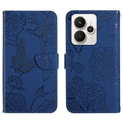 HT03 Skin Feel Butterfly Embossed Flip Leather Phone Case, For Realme C100 4G, For Realme C83 5G, For Realme 16 Pro+ 5G, For Realme C85 5G, For Realme C85 Pro 4G, For Realme 15T 5G, For Realme 15 5G Global / 15 Pro 5G Global, For Realme C71 4G         ...