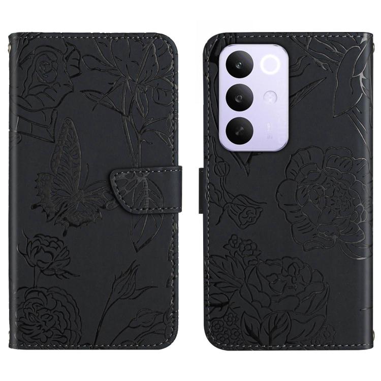 HT03 Skin Feel Butterfly Embossed Flip Leather Phone Case, For Realme C100 4G, For Realme C83 5G, For Realme 16 Pro+ 5G, For Realme C85 5G, For Realme C85 Pro 4G, For Realme 15T 5G, For Realme 15 5G Global / 15 Pro 5G Global, For Realme C71 4G         ...