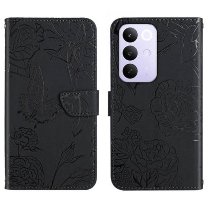 HT03 Skin Feel Butterfly Embossed Flip Leather Phone Case, For Realme C100 4G, For Realme C83 5G, For Realme 16 Pro+ 5G, For Realme C85 5G, For Realme C85 Pro 4G, For Realme 15T 5G, For Realme 15 5G Global / 15 Pro 5G Global, For Realme C71 4G         ...