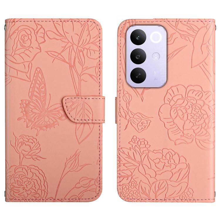 HT03 Skin Feel Butterfly Embossed Flip Leather Phone Case, For Realme C100 4G, For Realme C83 5G, For Realme 16 Pro+ 5G, For Realme C85 5G, For Realme C85 Pro 4G, For Realme 15T 5G, For Realme 15 5G Global / 15 Pro 5G Global, For Realme C71 4G         ...