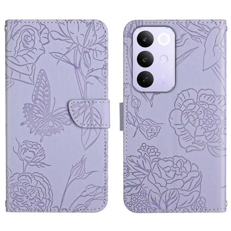 HT03 Skin Feel Butterfly Embossed Flip Leather Phone Case, For Realme C100 4G, For Realme C83 5G, For Realme 16 Pro+ 5G, For Realme C85 5G, For Realme C85 Pro 4G, For Realme 15T 5G, For Realme 15 5G Global / 15 Pro 5G Global, For Realme C71 4G         ...