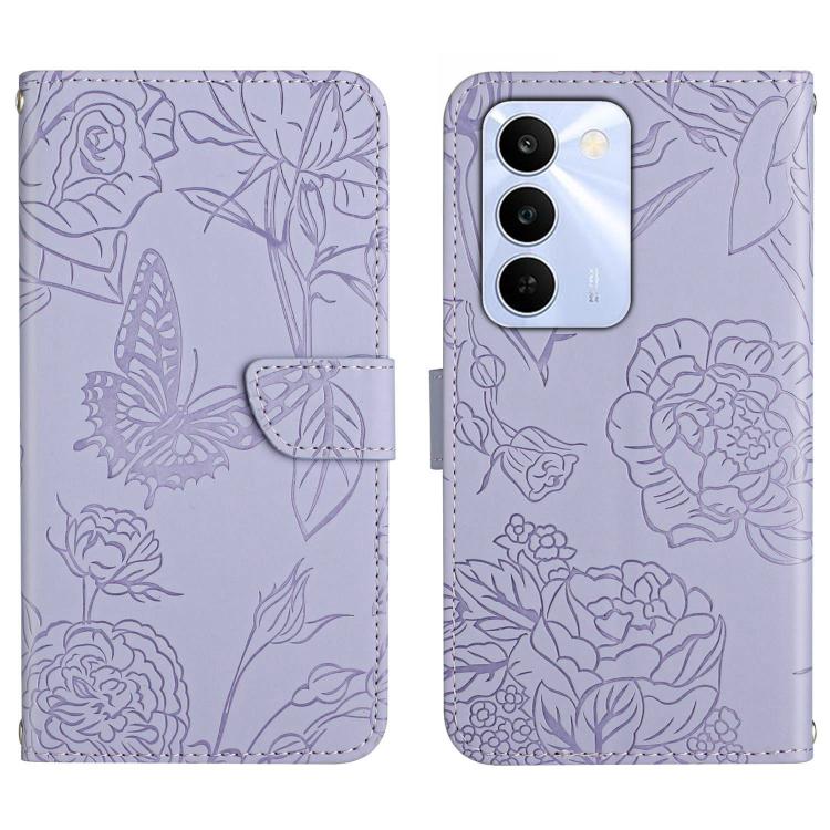 HT03 Skin Feel Butterfly Embossed Flip Leather Phone Case, For Realme C100 4G, For Realme C83 5G, For Realme 16 Pro+ 5G, For Realme C85 5G, For Realme C85 Pro 4G, For Realme 15T 5G, For Realme 15 5G Global / 15 Pro 5G Global, For Realme C71 4G         ...