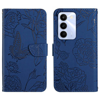 HT03 Skin Feel Butterfly Embossed Flip Leather Phone Case, For Realme C100 4G, For Realme C83 5G, For Realme 16 Pro+ 5G, For Realme C85 5G, For Realme C85 Pro 4G, For Realme 15T 5G, For Realme 15 5G Global / 15 Pro 5G Global, For Realme C71 4G         ...