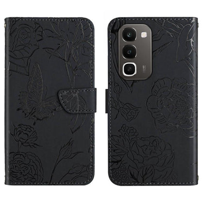 HT03 Skin Feel Butterfly Embossed Flip Leather Phone Case, For Realme C100 4G, For Realme C83 5G, For Realme 16 Pro+ 5G, For Realme C85 5G, For Realme C85 Pro 4G, For Realme 15T 5G, For Realme 15 5G Global / 15 Pro 5G Global, For Realme C71 4G         ...
