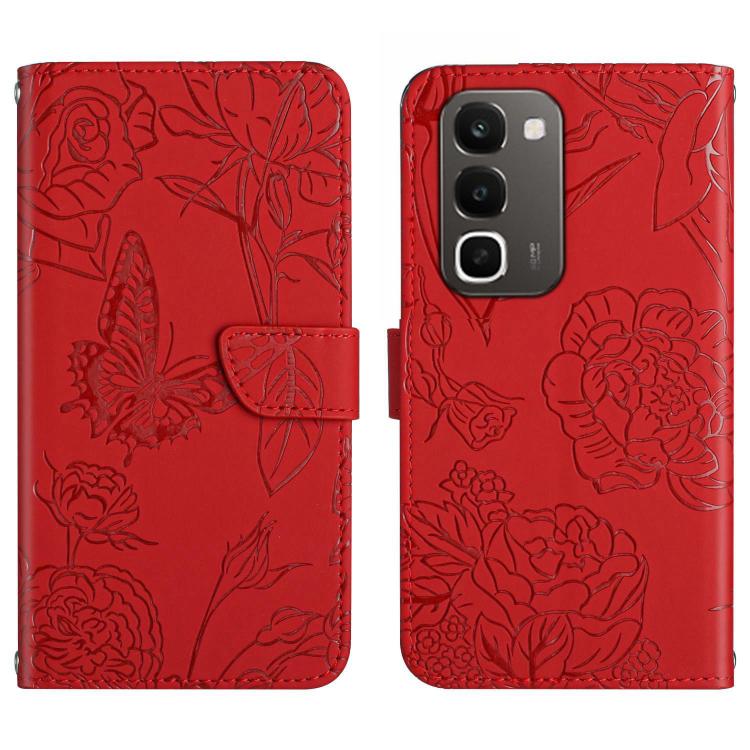 HT03 Skin Feel Butterfly Embossed Flip Leather Phone Case, For Realme C100 4G, For Realme C83 5G, For Realme 16 Pro+ 5G, For Realme C85 5G, For Realme C85 Pro 4G, For Realme 15T 5G, For Realme 15 5G Global / 15 Pro 5G Global, For Realme C71 4G         ...