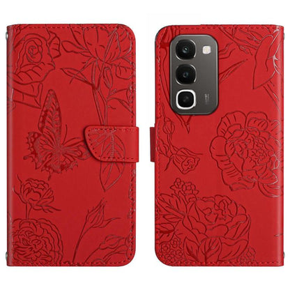 HT03 Skin Feel Butterfly Embossed Flip Leather Phone Case, For Realme C100 4G, For Realme C83 5G, For Realme 16 Pro+ 5G, For Realme C85 5G, For Realme C85 Pro 4G, For Realme 15T 5G, For Realme 15 5G Global / 15 Pro 5G Global, For Realme C71 4G         ...