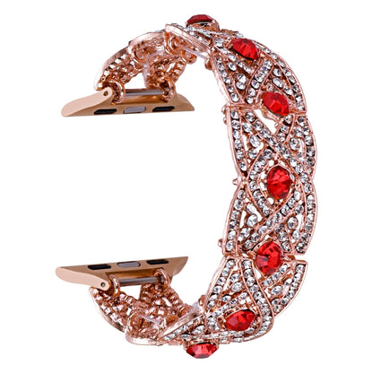 Diamonds Twist Metal Watch Band, For Apple Watch Series 10 46mm, For Apple Watch Series 10 42mm, For Apple Watch SE 2023 44mm, For Apple Watch SE 2023 40mm, For Apple Watch Ultra 2 49mm, For Apple Watch 9 45mm, For Apple Watch 9 41mm�������������������...
