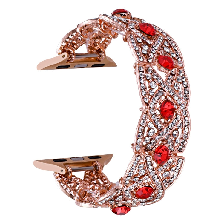 Diamonds Twist Metal Watch Band, For Apple Watch Series 10 46mm, For Apple Watch Series 10 42mm, For Apple Watch SE 2023 44mm, For Apple Watch SE 2023 40mm, For Apple Watch Ultra 2 49mm, For Apple Watch 9 45mm, For Apple Watch 9 41mm�������������������...
