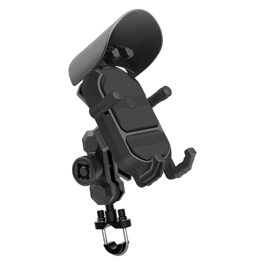 Support de téléphone pour moto WUPP CS-1848A2 pour amortir les chocs, fixation sur guidon