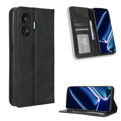 Magnetic Buckle Retro Texture Leather Phone Case, For Realme C65 4G, For Realme GT Neo5 SE