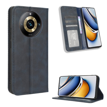 Magnetic Buckle Retro Texture Leather Phone Case, For Realme 14 Pro Lite 5G, For Realme P3 Pro 5G, For Realme 14 Pro+ 5G, For Realme 14 Pro 5G, For Realme C75 4G, For Realme GT 7 Pro 5G, For Realme 13+ 5G Global, For Realme 13 Pro 5G / 13 Pro+ 5G      ...
