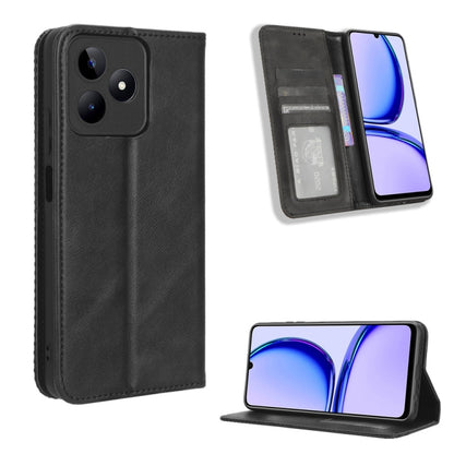 Magnetic Buckle Retro Texture Leather Phone Case, For Realme 14 Pro Lite 5G, For Realme P3 Pro 5G, For Realme 14 Pro+ 5G, For Realme 14 Pro 5G, For Realme C75 4G, For Realme GT 7 Pro 5G, For Realme 13+ 5G Global, For Realme 13 Pro 5G / 13 Pro+ 5G      ...
