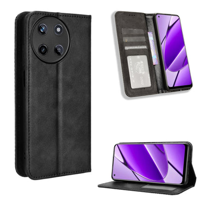 Magnetic Buckle Retro Texture Leather Phone Case, For Realme 14 Pro Lite 5G, For Realme P3 Pro 5G, For Realme 14 Pro+ 5G, For Realme 14 Pro 5G, For Realme C75 4G, For Realme GT 7 Pro 5G, For Realme 13+ 5G Global, For Realme 13 Pro 5G / 13 Pro+ 5G      ...