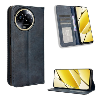 Magnetic Buckle Retro Texture Leather Phone Case, For Realme 14 Pro Lite 5G, For Realme P3 Pro 5G, For Realme 14 Pro+ 5G, For Realme 14 Pro 5G, For Realme C75 4G, For Realme GT 7 Pro 5G, For Realme 13+ 5G Global, For Realme 13 Pro 5G / 13 Pro+ 5G      ...