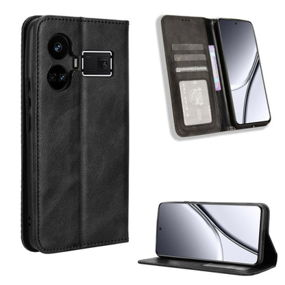 Magnetic Buckle Retro Texture Leather Phone Case, For Realme 14 Pro Lite 5G, For Realme P3 Pro 5G, For Realme 14 Pro+ 5G, For Realme 14 Pro 5G, For Realme C75 4G, For Realme GT 7 Pro 5G, For Realme 13+ 5G Global, For Realme 13 Pro 5G / 13 Pro+ 5G      ...