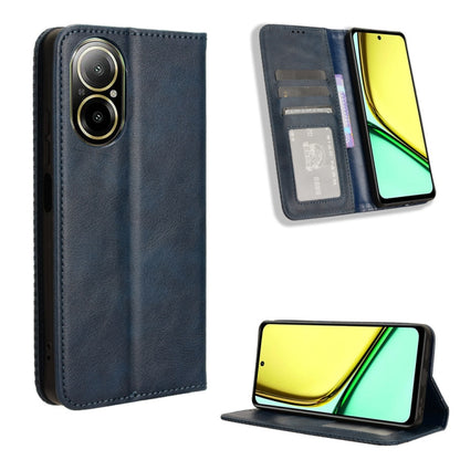 Magnetic Buckle Retro Texture Leather Phone Case, For Realme 14 Pro Lite 5G, For Realme P3 Pro 5G, For Realme 14 Pro+ 5G, For Realme 14 Pro 5G, For Realme C75 4G, For Realme GT 7 Pro 5G, For Realme 13+ 5G Global, For Realme 13 Pro 5G / 13 Pro+ 5G      ...