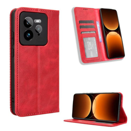 Magnetic Buckle Retro Texture Leather Phone Case, For Realme 14 Pro Lite 5G, For Realme P3 Pro 5G, For Realme 14 Pro+ 5G, For Realme 14 Pro 5G, For Realme C75 4G, For Realme GT 7 Pro 5G, For Realme 13+ 5G Global, For Realme 13 Pro 5G / 13 Pro+ 5G      ...