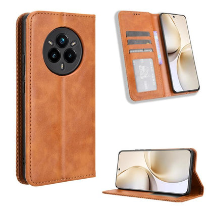 Magnetic Buckle Retro Texture Leather Phone Case, For Realme 14 Pro Lite 5G, For Realme P3 Pro 5G, For Realme 14 Pro+ 5G, For Realme 14 Pro 5G, For Realme C75 4G, For Realme GT 7 Pro 5G, For Realme 13+ 5G Global, For Realme 13 Pro 5G / 13 Pro+ 5G      ...