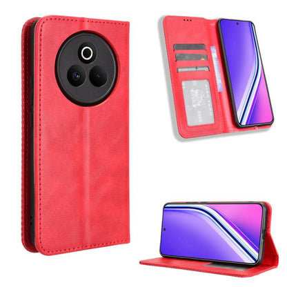 Magnetic Buckle Retro Texture Leather Phone Case, For Realme 14 Pro Lite 5G, For Realme P3 Pro 5G, For Realme 14 Pro+ 5G, For Realme 14 Pro 5G, For Realme C75 4G, For Realme GT 7 Pro 5G, For Realme 13+ 5G Global, For Realme 13 Pro 5G / 13 Pro+ 5G      ...