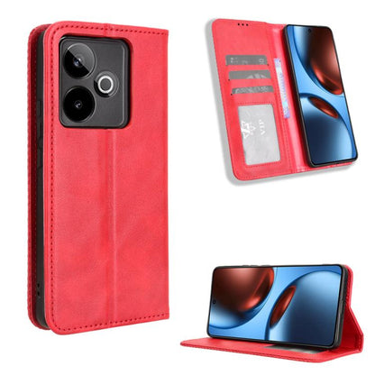 Magnetic Buckle Retro Texture Leather Phone Case, For Realme 16T 5G, For Realme C100i 4G / C100x 4G, For Realme C100 4G, For Realme C83 5G / P4 Lite 5G, For Realme P4 Power 5G, For Realme Note 80 4G, For Realme 16 5G, For Realme 16 Pro+ 5G             ...