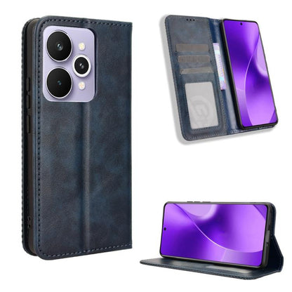 Magnetic Buckle Retro Texture Leather Phone Case, For Realme 16T 5G, For Realme C100i 4G / C100x 4G, For Realme C100 4G, For Realme C83 5G / P4 Lite 5G, For Realme P4 Power 5G, For Realme Note 80 4G, For Realme 16 5G, For Realme 16 Pro+ 5G             ...